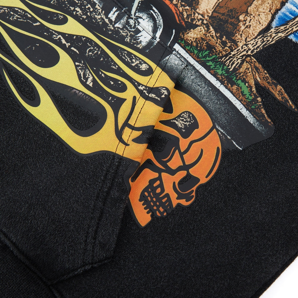 Road Trip Hoodie Vintage Wash (Black)